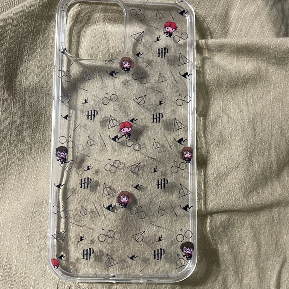 New clear wizard silicone phone case - 12 pro max